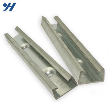 Free Sample HDG Steel Slotted C Channel, Galvanized Slotted C Channel